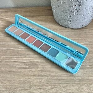 Private Label Unbranded 9 Shade Eyeshadow Palette Case Neutral & Teal Tones New
